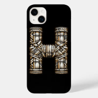 Hawaiianskt polynesiskt Aloha-brev H Anpassad init