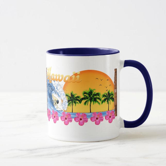Hawaiianskt Surfing Mugg (Höger)