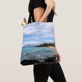 Hawaiianskt tema strand tote tygkasse