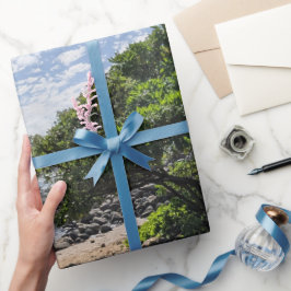 Hawaiianskt träd landskapsfoto presentpapper