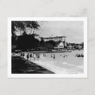 HawaiiBeachfront Scene-fotoHawaii Vykort