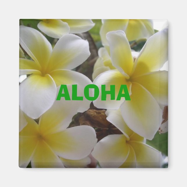 Hawaiiblommor1, ALOHA Magnet (Framsidan)