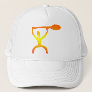 Hawaiibon paddlar manpetroglyphen - hatt truckerkeps