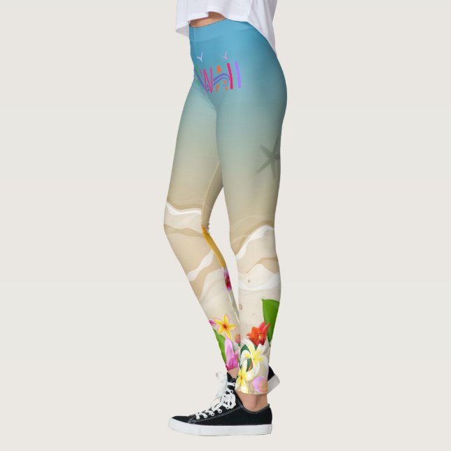 Hawaiibon vinkar leggings (Vänster)