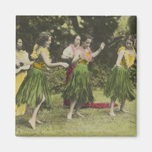 HawaiiHula dansare i ColorHawaii Magnet