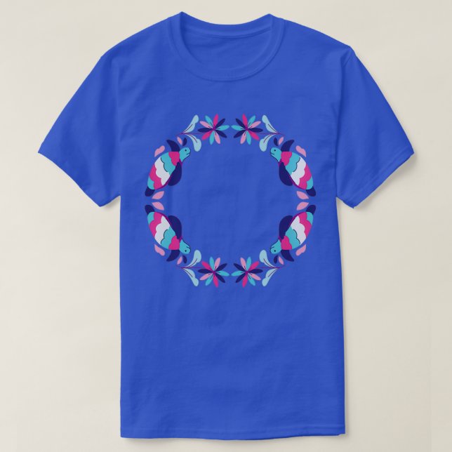 Hawaiin tie dye sea turtle t shirt (Design framsida)