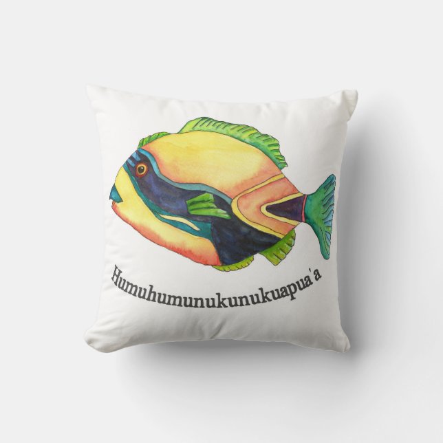Hawaiinen Humuhumu Kudde (Framsida)