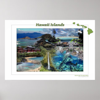 Hawaiiöarna Poster