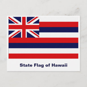 Hawaiis delstatsflagga vykort