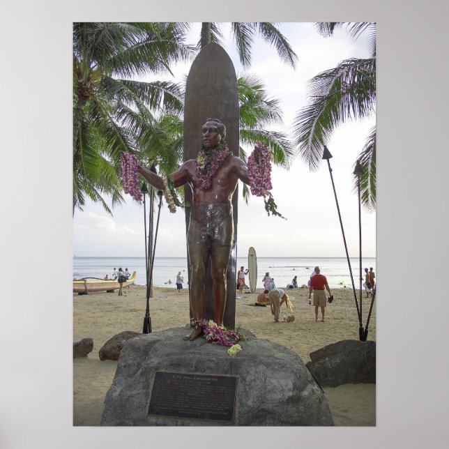 HAWAII'S DUKE KAHANAMOKU POSTER (Framsidan)