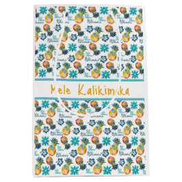 Hawaiisk ananas och Hibiscus Medium Gift Bag