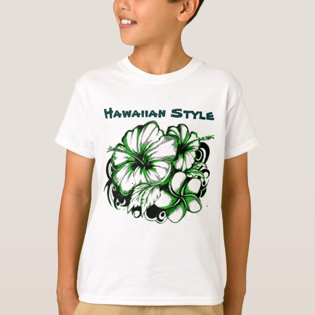 Hawaiisk blommigt hibiscus tee (Framsida)