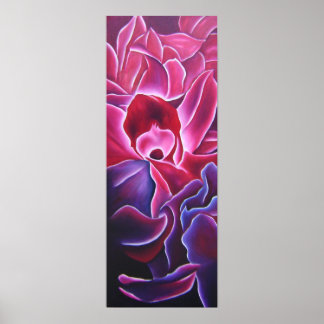Hawaiisk fred - Orchid in Oil by WithAnF Fine Art Poster