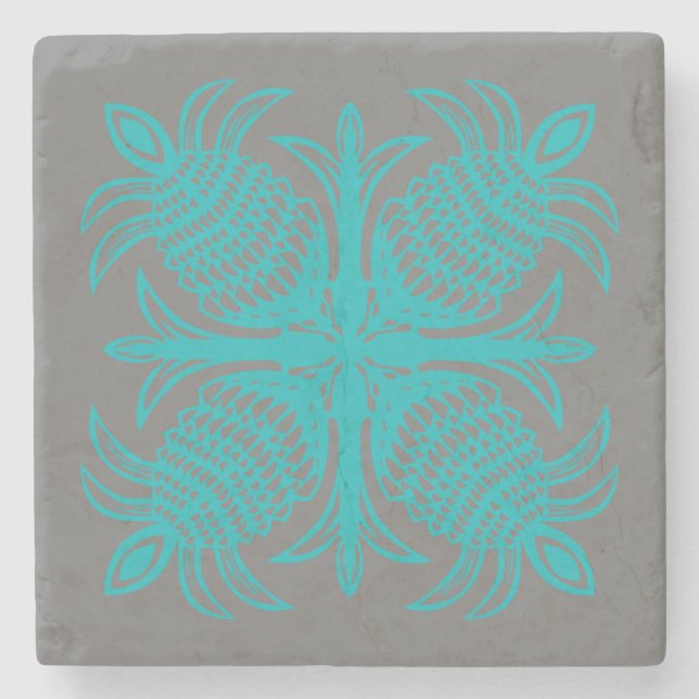 Hawaiisk kilt mönster-ananassten underlägg (Framsidan)