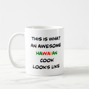 Hawaiisk kock, fantastisk kaffemugg