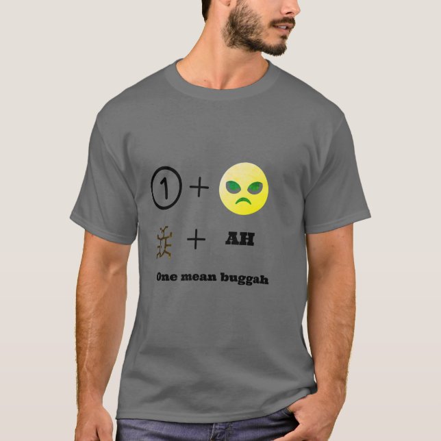Hawaiisk pidgin, ett elak buggah tshirt t shirt (Framsida)