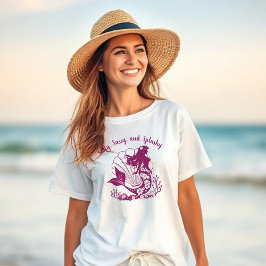 Hawaiisk Sjöjungfru-Salty, Sassy och Splashy T Shirt