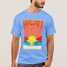 Hawaiisk solnedgång från Kona T Shirt