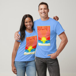 Hawaiisk solnedgång från Kona T Shirt