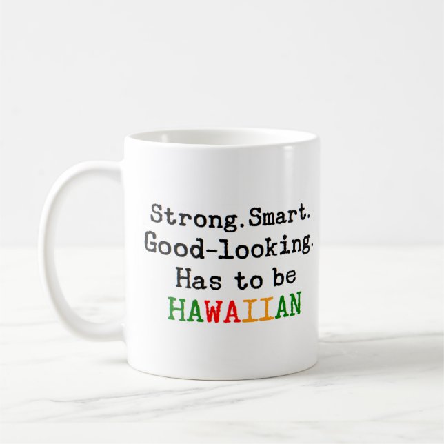hawaiisk stark kaffemugg (Vänster)