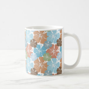 Hawaiiska Tropical Hibiscus Flowers Kaffemugg