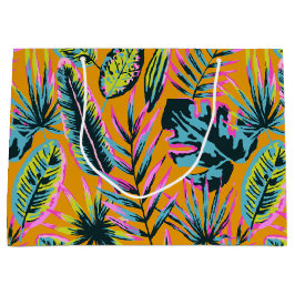 Hawaiiska tropiska Löv och växter Skriv ut Mönster