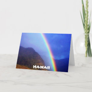 Hawaiiskt hälsningskort kort