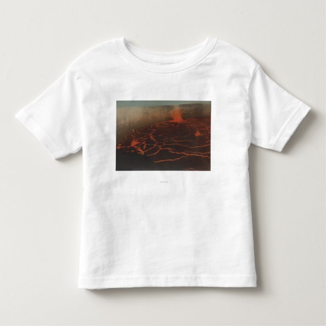 HawaiiView av Lavaslingor i KilauerHawaii T-shirt (Framsida)