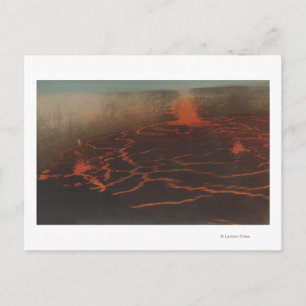 HawaiiView of Lava Trails in KilauerHawaii Vykort