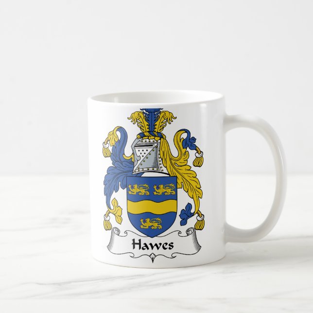 Hawes familjvapensköld kaffemugg (Höger)