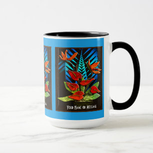 Hawiian Anthuriums (personlig mugg) Mugg