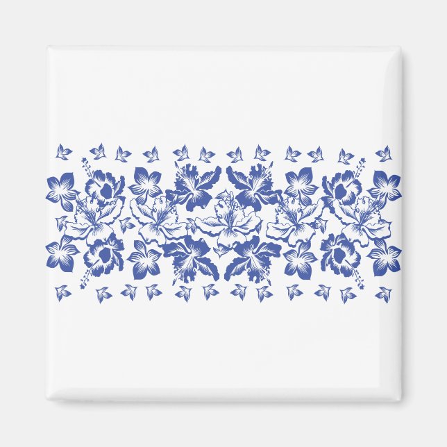 Hawiian-Blommigt-Band-2 Magnet (Framsidan)
