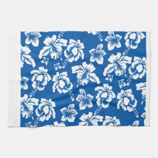 Hawiian Blue Flower Mönster Kökshandduk