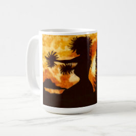 Hawiian Hula Dancer Kaffemugg