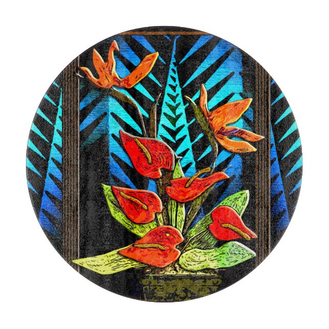 Hawiian jul Bouquet Charcuterie Board (Framsidan)