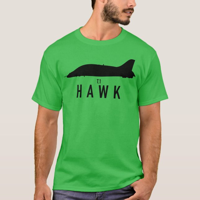 Hawk1 retro t shirt (Framsida)