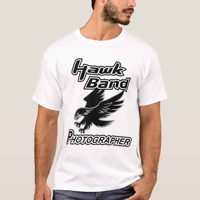 Hawk Band-fotograf T-Shirt (Framsida)