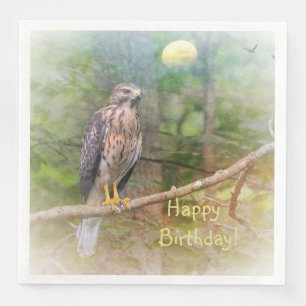Hawk Birthday-andan Pappersservett