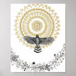Hawk Dreams 8x10-utskrift Poster