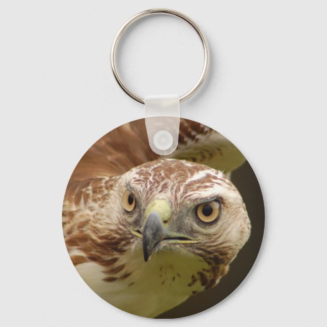 Hawk Head Keychain Nyckelring (Framsida)