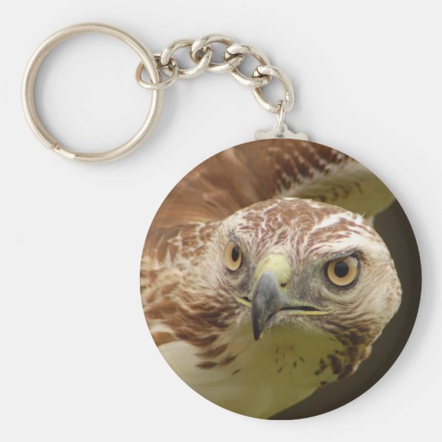 Hawk Head Keychain Nyckelring (Framsidan)