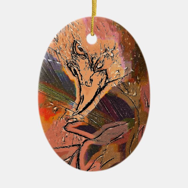 HAWK JULGRANSPRYDNAD KERAMIK (Framsidan)