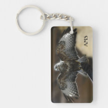 Hawk med Vingar Out Wildlife Sanctuary Monogram