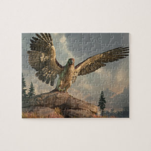 Hawk på Sten Pussel