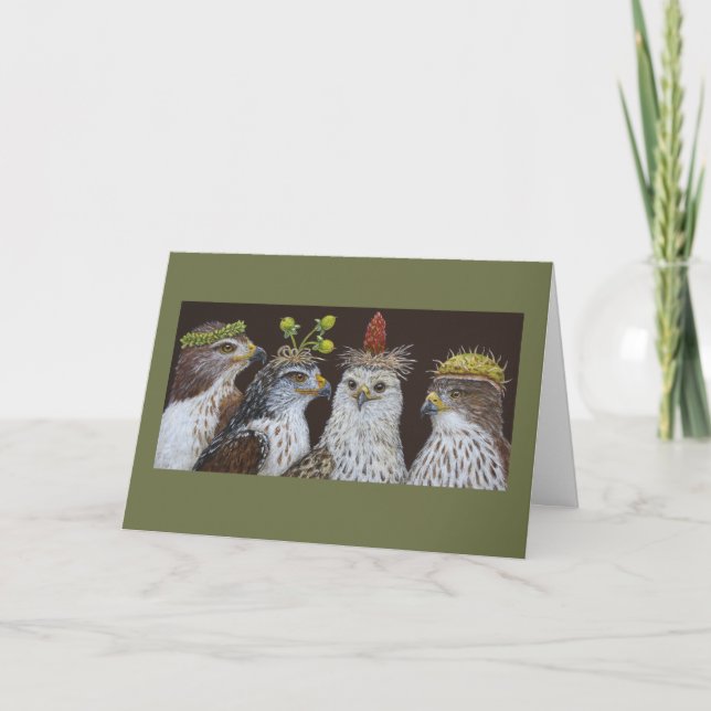 Hawk Party kort (Framsida)