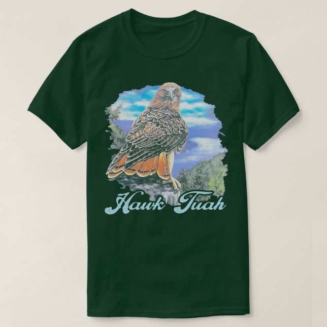 Hawk Tuah 70-talet Lastbil Stop Tee (Design framsida)