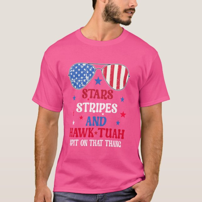 Hawk Tuah Spit on that Thang Funny Hawk Tuah 2024 T Shirt (Framsida)