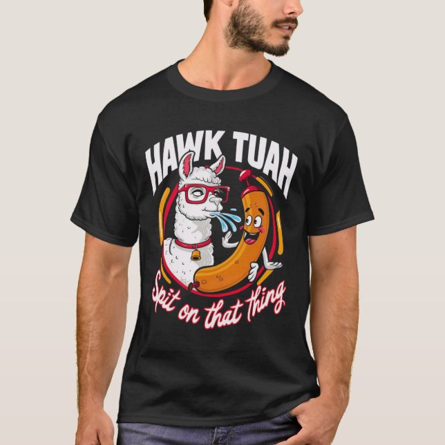 Hawk Tuah Spit på den där thang Classic T-Shirt (Framsida)