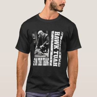 Hawk Tuah Spit på Thang Trump Funny Republica T Shirt