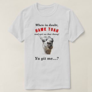 Hawk tuah spoah novelty parody LT T Shirt